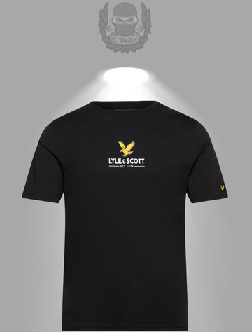 T-shirt Schwarz Lyle & Scott